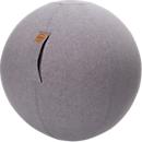 FELT seat ball, 100% polyester felt imitation, washable, tear-resistant, loop fastener, grey