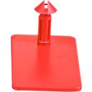 Fermeture à patte rentrante CC Box 3, rouge, 500 p.