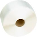 Feuillard de cerclage Banholzer et Wenz, charge de rupture 3750 N, épaisseur du système 5250 N, L 1100 m x l 13 mm, polyester, blanc, 2 rouleaux