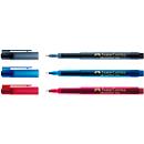 Feutre large Document FABER-CASTELL, 0,8 mm, bleu, 10 p.