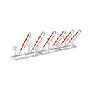 Fietsenrek WSM, 1-zijdig, voor banden tot B 55 mm, B 3000 x D 550 x H 854 mm, staal gegalvaniseerd, 6 parkeerplekken
