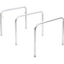 Fietsenrek WSM, 2-zijdig, B 1000 x D 48 x H 800 mm, staal gegalvaniseerd, om in te betonneren