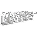 Fietsenrek WSM, 2-zijdig, voor banden tot B 55 mm, B 3240 x D 390 x H 800 mm, staal gegalvaniseerd, 12 parkeerplekken