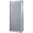Filing cabinet body W 800 x D 500 x H 2020 mm, silver aluminium