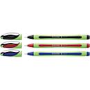 Fineliner Schneider Xpress, lijndikte 0,8 mm, documentveilig, ergonomisch gevormd, kunststof &amp; roestvrij staal, kleurgesorteerd set van 3 in etui