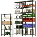 FIX- basisrek, met profiel 2, 3040 mm hoog, gelakt