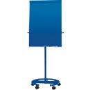 Flipchart mobile MAULoffice - piètement rond avec roulettes - bleu