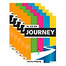 Flipchartblock PLAYROOM JOURNEY FLIP, 14 vorgedruckte Blatt für Customer Journey Mapping/User Experience, B 650 x H 970 mm, Papier, mehrfarbig, 5 Stück
