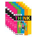 Flipchartblock PLAYROOM THINK FLIP, 14 vorgedruckte Blatt für Design Thinking/Innovationsprozesse, B 650 x H 970 mm, Papier, mehrfarbig, 5 Stück