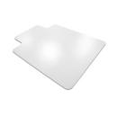 Floortex Valuemat vloerbeschermingsmat, rechthoekig met lip, voor tapijt, dikte 0,2 mm, L 1200 x B 900 mm, vinyl, transparant