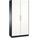 Flügeltürenschrank ASISTO C 3000, 5 Ordnerhöhen, B 1000 mm, anthrazit/weiss