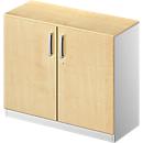 Flügeltürenschrank TETRIS SOLID, 2 OH, B 1000 mm, abschließbar, mit Abdeckplatte
