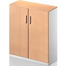 Flügeltürenschrank TETRIS SOLID, 3 OH, B 1000 mm, abschließbar, mit Abdeckplatte
