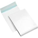 Folded mailing bags with block bottom and adhesive, B4, 100 pieces