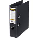 Folder Bene No.1, A4, spine width 80 mm, lever arch mechanism, grip hole & glued spine label, cardboard, black.