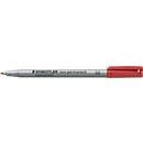 Folienschreiber Universalstift, M, WL, rot, 10 St.