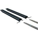 Fork extension for industrial forklift, open model, L 1800 x W 100 x 45 mm, black