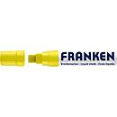 Franken chalk marker Jumbo ZKM1504, wedge tip, line width 5-15 mm, water-based ink, neon yellow