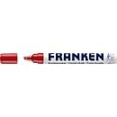 Franken chalk marker ZKM01, wedge tip, line width 2-5 mm, water-based ink, red