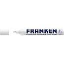 Franken chalk marker ZKM09, wedge tip, line width 2-5 mm, water based ink, white