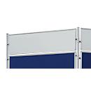 Franken ECO dubbelzijdig whiteboard, aluminium frame, 1200x600 mm