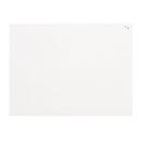 Franken glasbord, magnetisch, wandmontage in staand en liggend formaat, veiligheidsglas, zuiver wit, 450 x 600 mm