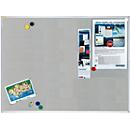 Franken Pinboard Pin'n'Mag X-tra Line, textil + rejilla metálica, marco de aluminio, 1200 x 900 mm, PM3603