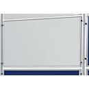 Franken Stellwandtafel beidseitig Schreibtafel, Aluminiumrahmen, 1200x900 mm