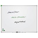 Franken Whiteboard U-Act!Line®, formato vertical y horizontal, esmaltado, magnético, reciclable, con bandeja, An 1200 x Al 1800 mm