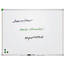 Franken Whiteboard U-Act!Line®, formato vertical y horizontal, esmaltado, magnético, reciclable, con bandeja de almacenamiento, An 1800 x Al 1200 mm