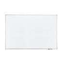 Franken Whiteboard X-tra! Line, wall mounting in portrait &amp; landscape format, white enameled, antimicrobial, aluminum frame, magnetic, storage tray, W 1800 x H 1200 mm, SC3805
