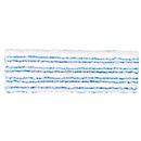 Funda mopa Sprintus Premium, microfibra/cerdas, con solapas, An 500 mm, 5 unidades, blanco/azul