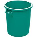 Fût, en polyéthylène PEHD, 35 litres, empilable, avec poignées, vert