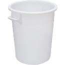 Fût, en polyéthylène PEHD, 75 litres, empilable, avec poignées, naturel