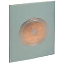 Gästebuch 100 Seiten gold, 27x22cm, Ellipse Grün - Grün