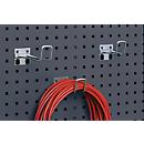 Gancho para cabide para sistema de painéis perfurados