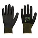 Gants de protection Portwest NPR15, antibactériens, résistants aux UV, respirants, mousse de nitrile/tissu de bambou, XXL, noir, 12 paires