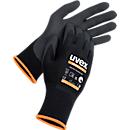 Gants de protection Uvex athletic lite xt, 10 paires, EN 388, protection contre la chaleur jusqu'à 100°C, compatible avec les écrans tactiles, revêtement en micro-mousse, noir, taille 11