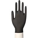 Gants jetables WORK-INN, pour gauche &amp; droite, non poudrés, non stériles, convient pour aliments, taille XL, latex naturel, noir, 100 pièces