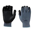 Gants tricotés en élasthanne/polyester Polartex, avec revêtement micro mousse en nitrile, 12 paires, taille M