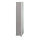 Garderobekast - 1 compartiment - 4 legborden - lichtgrijs en platinagrijs - ons merk Schäfer Shop Select