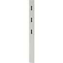 Garderobenpaneel 3728, MDF melaminharzbeschichtet, 3 ausklappbare Haken, ca. B 150 x T 30 x H 1700 mm, Kaschmir