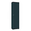 Garderobenschrank, 1-türig, B 60 cm, 6OH, graphit