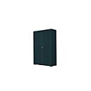 Garderobenschrank, 2-türig, B 80 cm, 5 OH, graphit