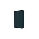 Garderobenschrank, 2-türig, B 80 cm, 6 OH, graphit
