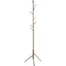 Garderobenständer HAKU, 8 Haken mit jeweils 5 kg Tragkraft, Ø 480 x H 1730 mm, Stahlrohr lackiert, grün