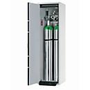 Gasflessenkast G-CLASSIC-30 Standaard, draaideur aanslag links, 2x 50 l cilinders, B 598 x D 616 x H 2050 mm