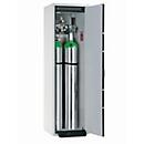 Gasflessenkast G-CLASSIC-30 Standaard, draaideur aanslag rechts, 2x 50 l cilinders, B 598 x D 616 x H 2050 mm