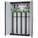 Gasflessenkast G-CLASSIC-30 Standaard, dubbele deur, 4x 50 l cilinders, B 1398 x D 616 x H 2050 mm