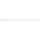 GBC metalen inbindruggen WireBind, A4, 34 ringen, 12,5 mm voor max. 115 pagina's, 100 stuks, zilver